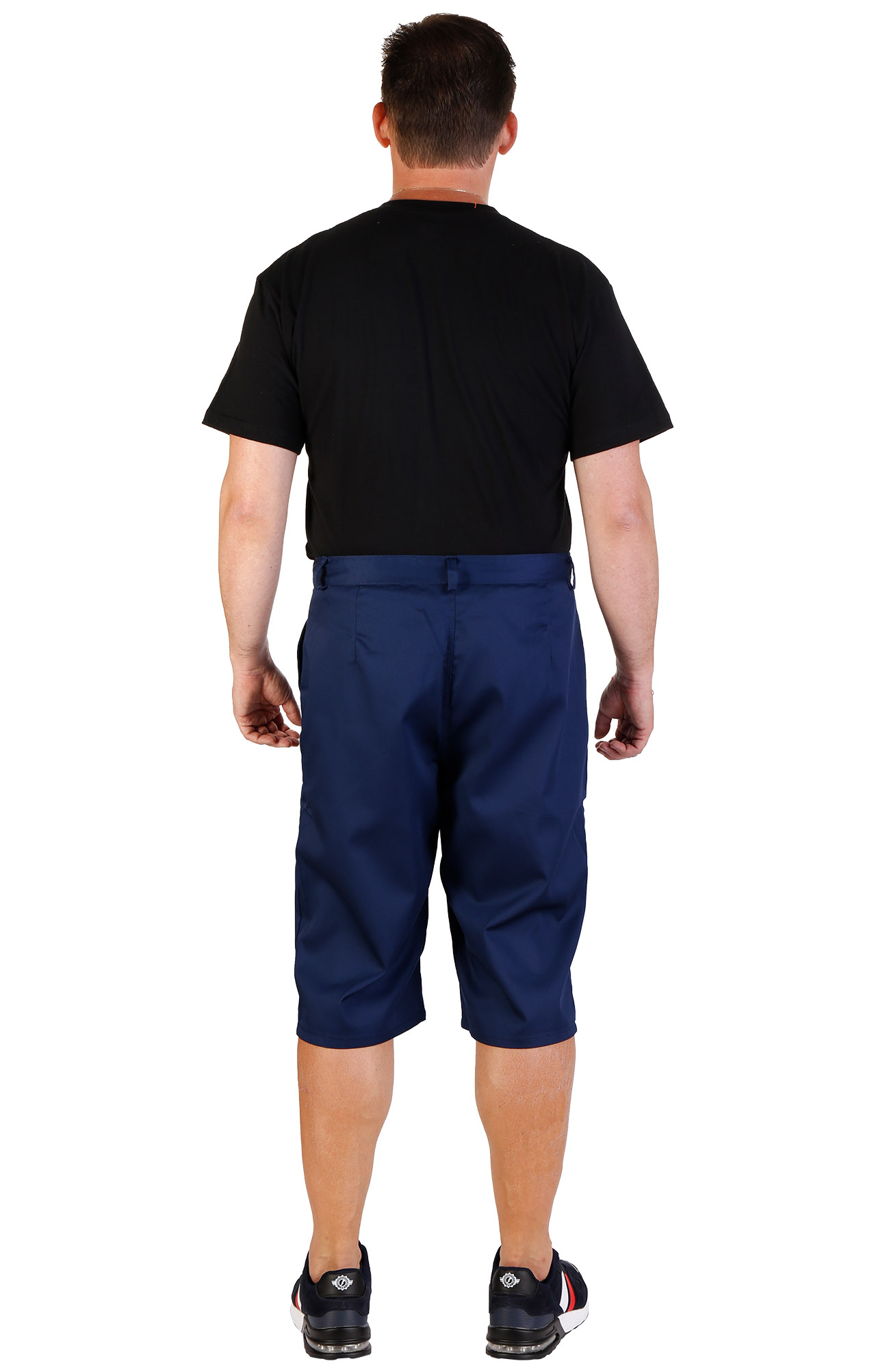 68042 Брюки рабочие укороченные "Труд" темно-синие  Летняя спецодежда  размер 52-54/170-176  - Вид №4