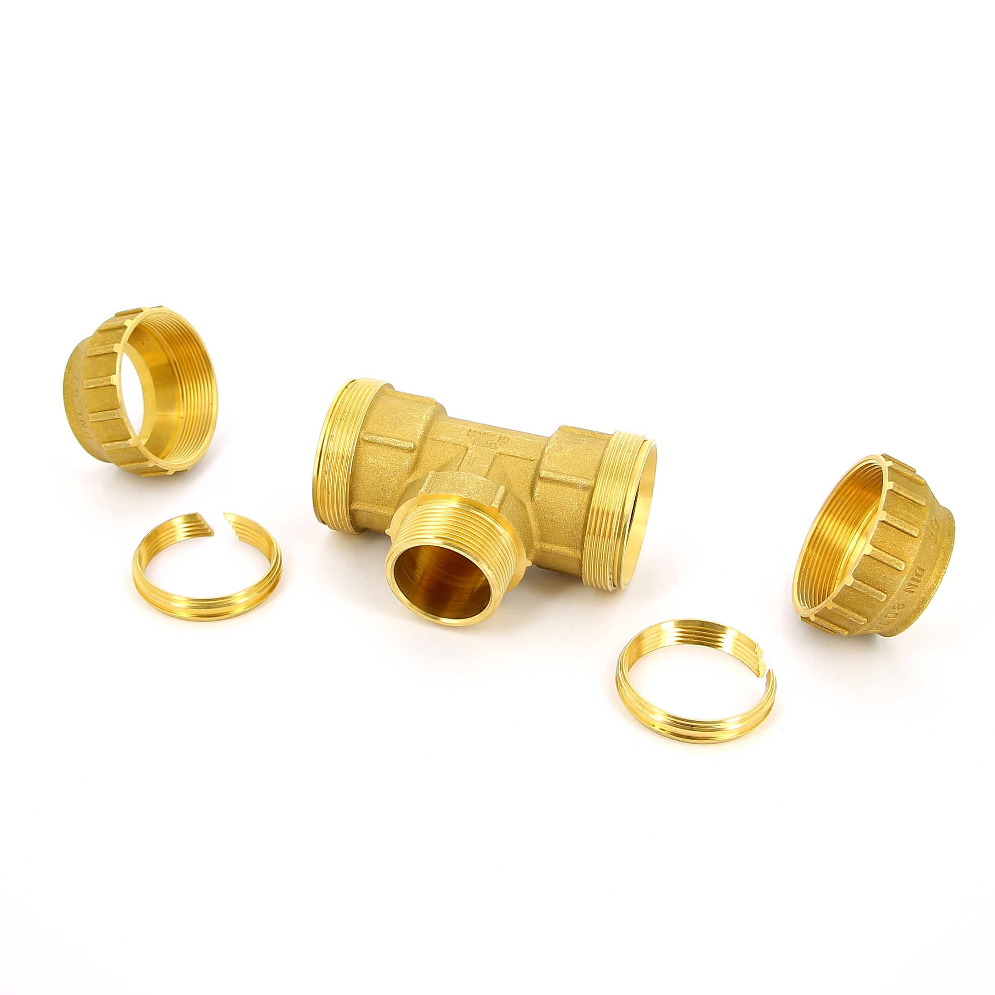 Тройник обжим-Н TIEMME 50х1"1/2х50 3400086 - Вид №4