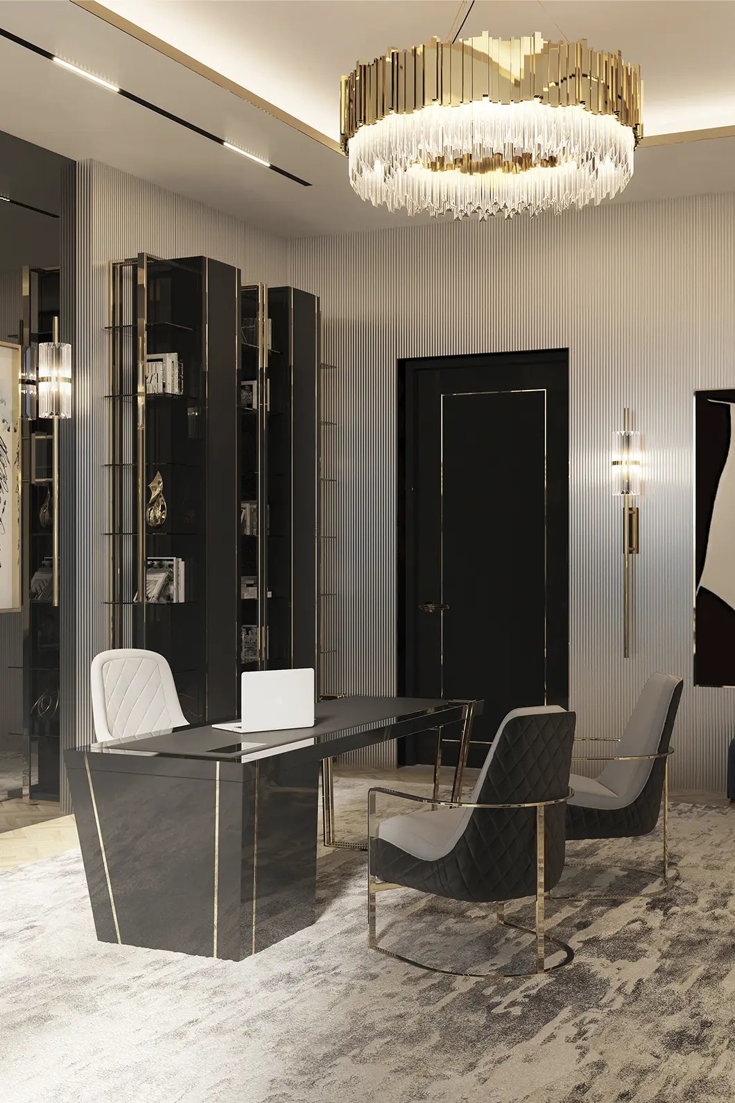 Книжный шкаф LUXXU Apotheosis 310 - Вид №4