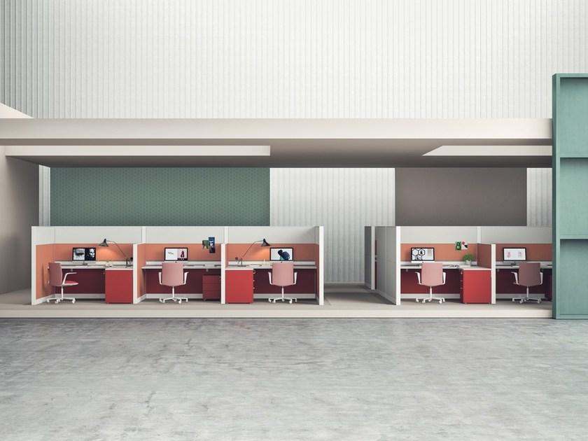 PROF Отдельностоящая модульная офисная перегородка из дерева Openwall sun-id-1512114 - Вид №14