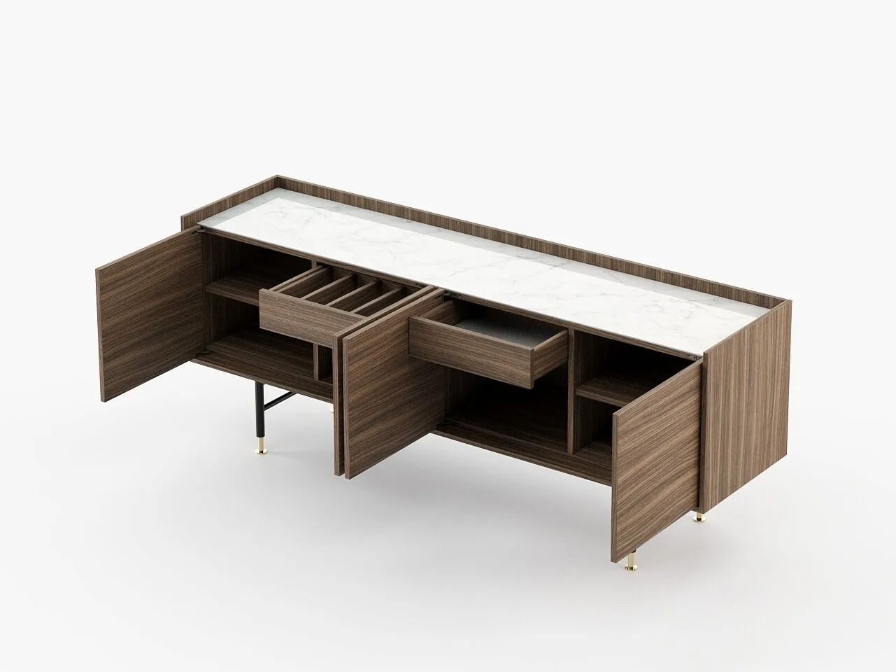 Деревянный шкаф с распашными дверями Laskasas Essence ARCH-00036456 - Вид №2