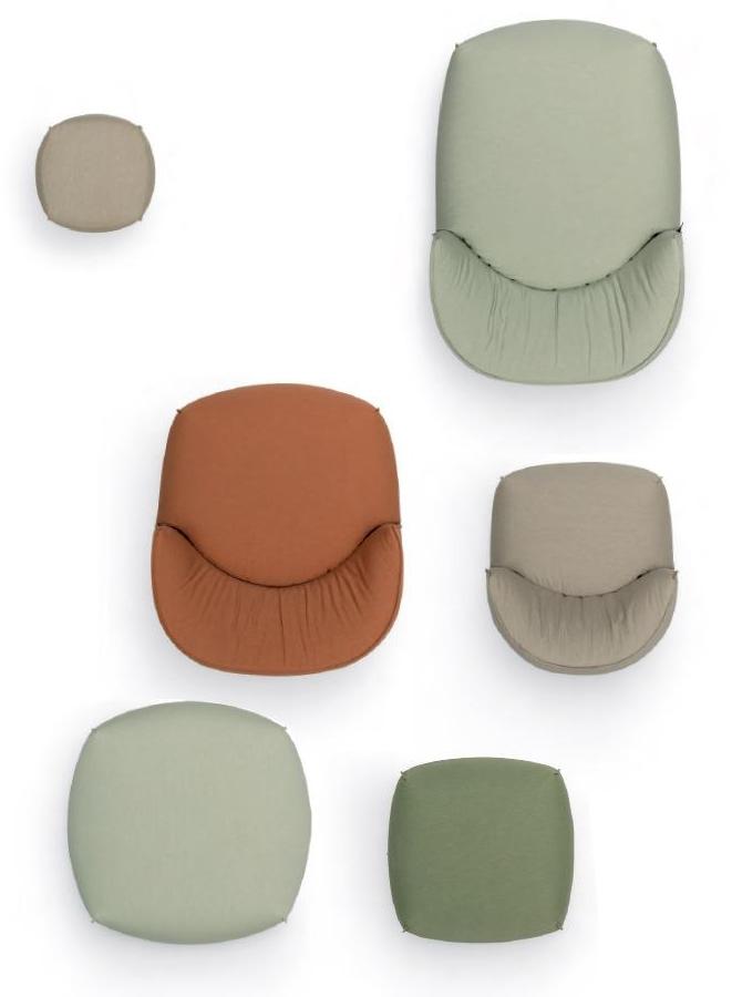 Kristalia Садовый пуф Sunbrella® Brioni outdoor sun-id-1387461 - Вид №11