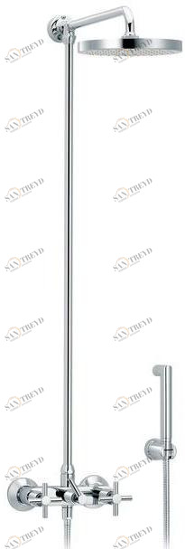 rvb Настенная душевая стойка с ручным душем с верхним душем Sully 4032.--.65