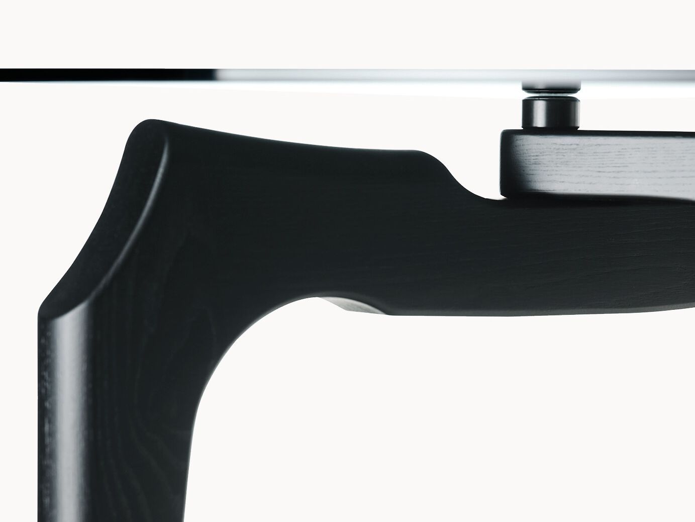 Круглый деревянный и стеклянный обеденный стол BD Barcelona Гаулино ARCH-00049099 - Вид №2