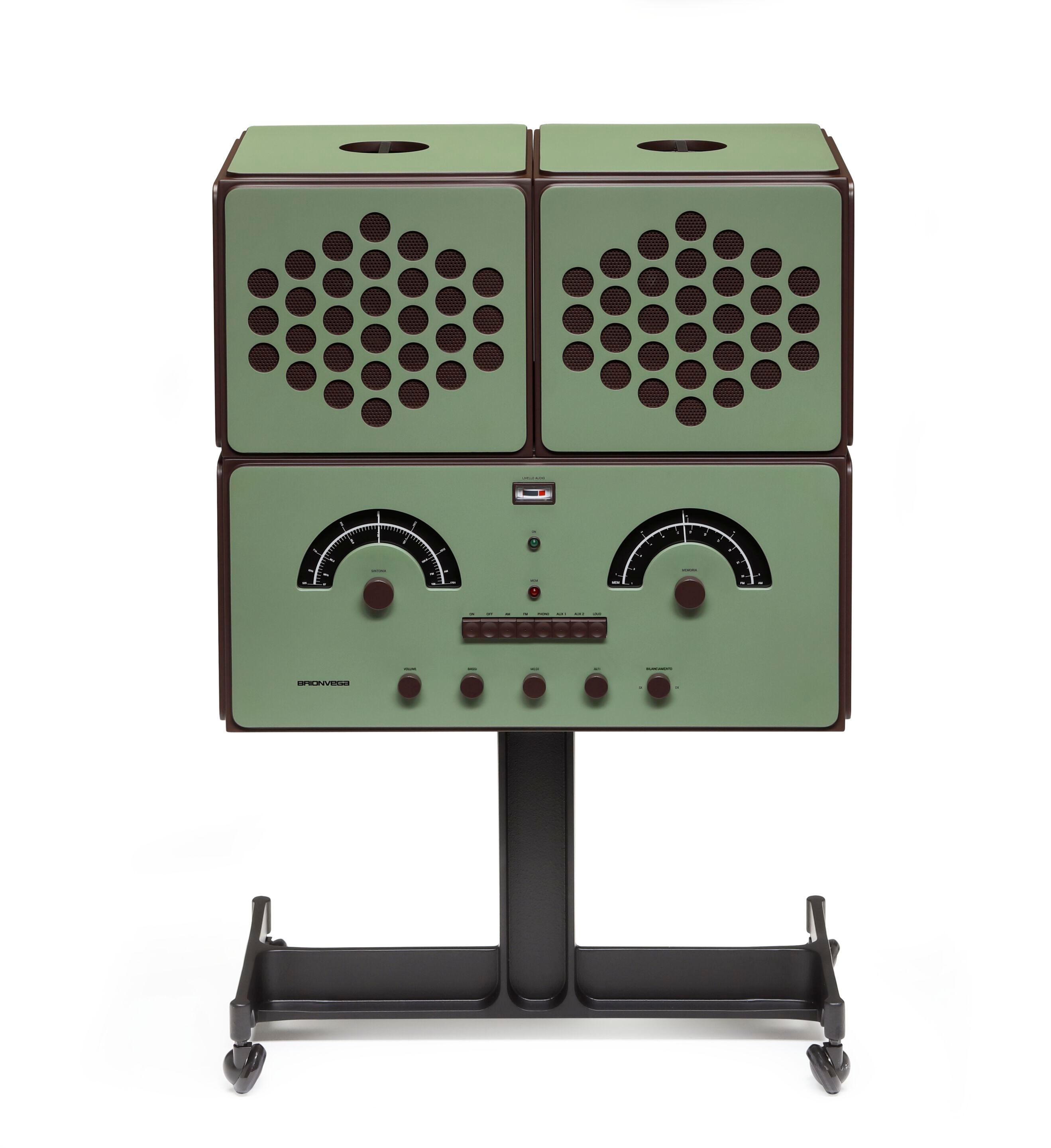 AM/FM-радио и проигрыватель с усилителем Brionvega RADIOFONOGRAFO RR226 - 60TH ANNIVERSARY ARCH-00057249 - Вид №5