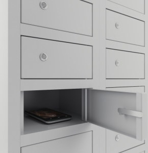 Шкаф металлический FRM ШР-117 L200 (для хранения моб. телефонов) Верстакофф ШГ-351022 - Вид №3