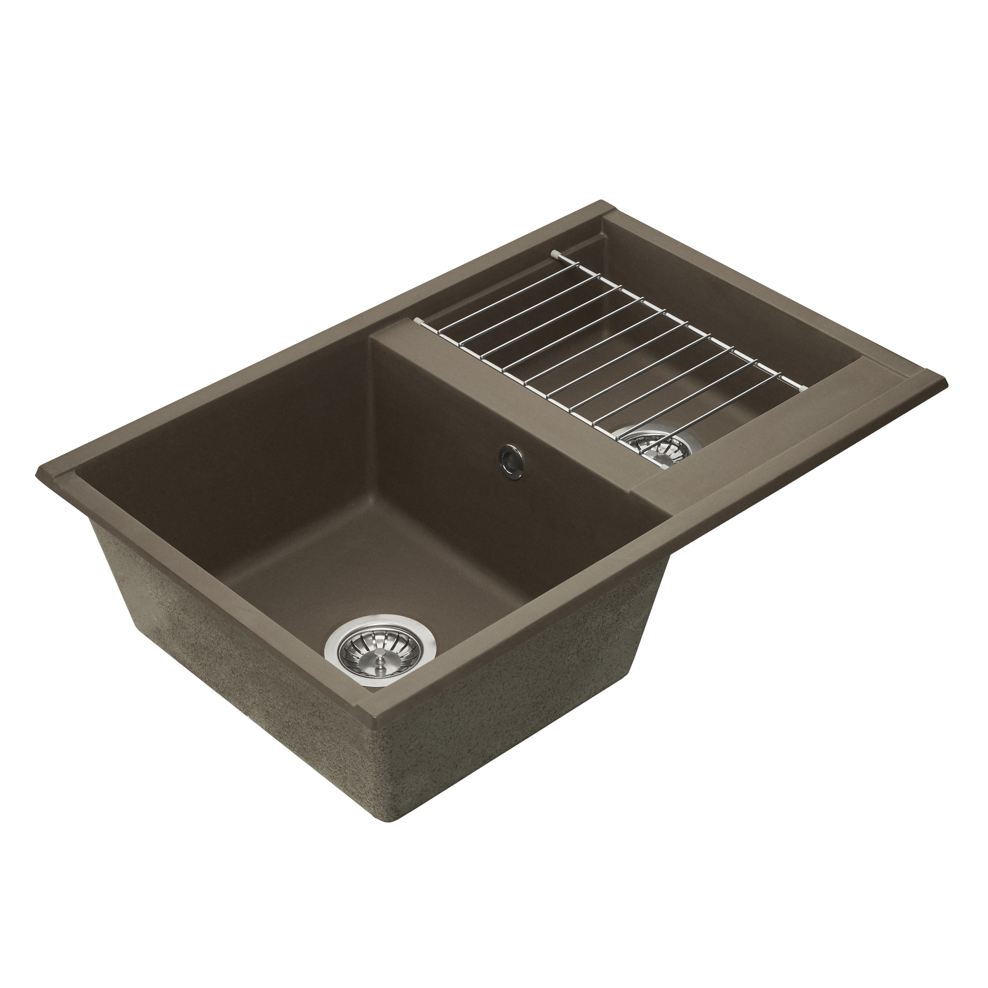 1A723132DE280 Мойка кухонная прямоугольная AQUATON ДЕЛИЯ - Вид №3