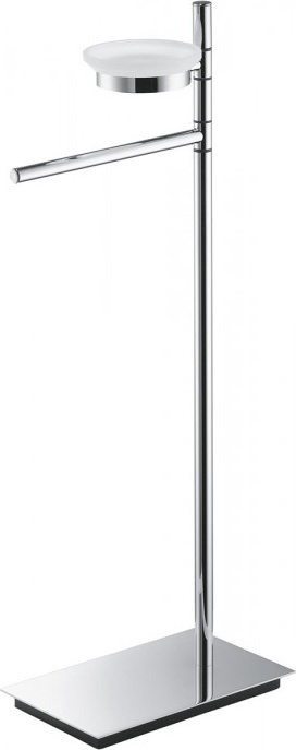 B9902 Стойка напольная с мыльницей и полотенцедержателем COLOMBO SQUARE Colombo Design