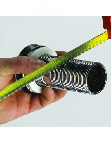 121900 000 00  Сифон универсальный цифровой или фиксированный для умывальника, переключаемый, h. 100 мм, хром Valentin Хром  - Вид №4