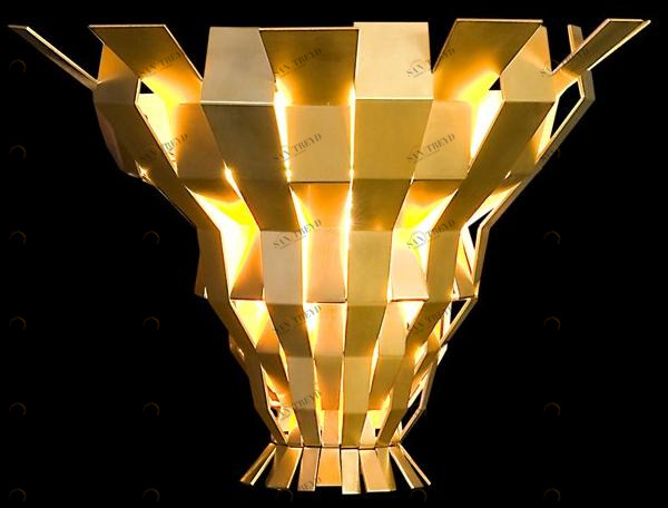 Tisserant Бронзовый настенный светильник Origami sun-id-1458093