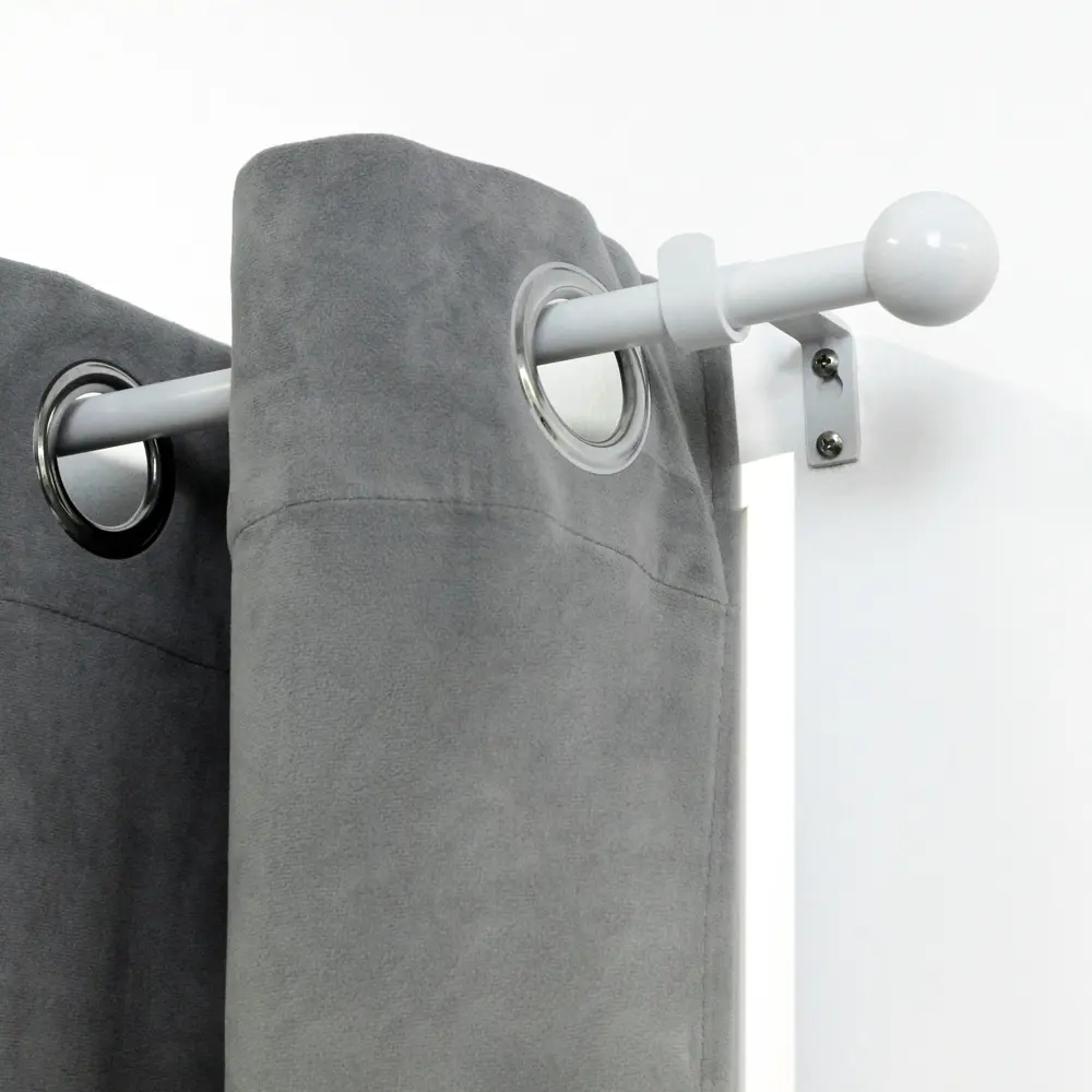 INSPIRE Карниз настенный однорядный Шар для штор 120-210 см белый 84407268 STLM-0049460 - Вид №4