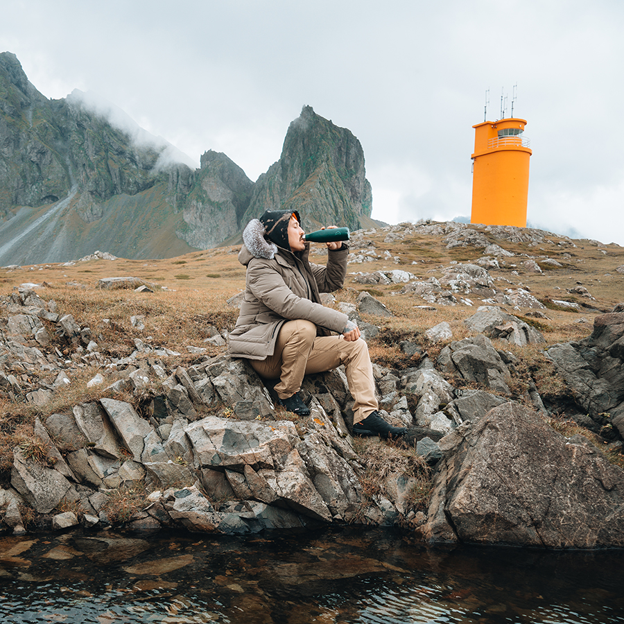 B500MAGRN Термос matte, 500 мл, зеленый Chilly's Bottles  - Вид №3