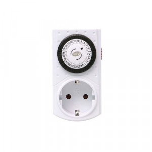 ПР0015129 Таймер REV механический с принудительным включением и отключением на 24 часа HAGEN