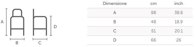 Midj Высокий табурет из стали и дерева со спинкой Strike sun-id-1502573 - Вид №1