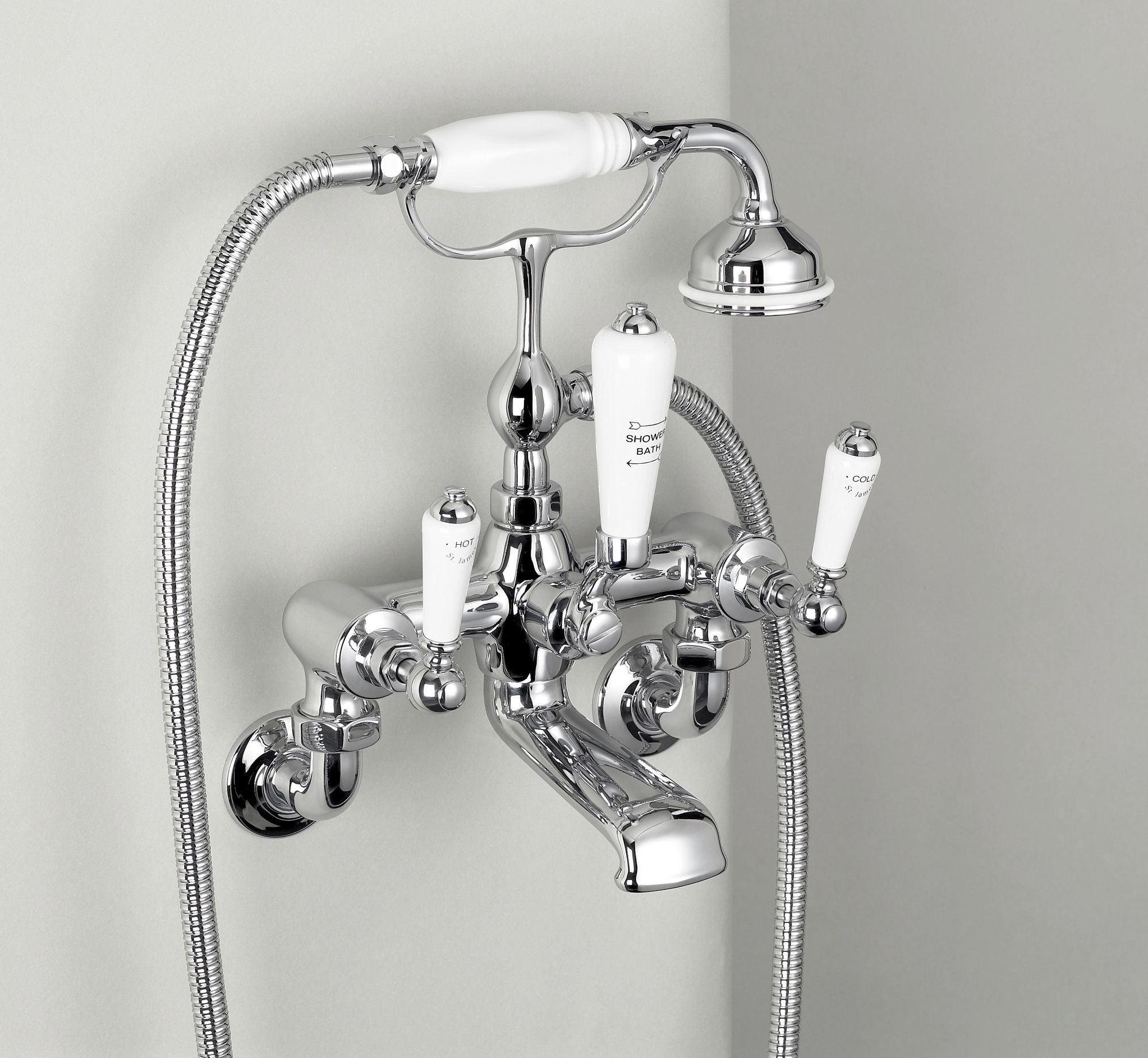 Traditional bathrooms Смеситель для ванны и душа ASCOT 3/4 " Tb350.514.nk  - Вид №2