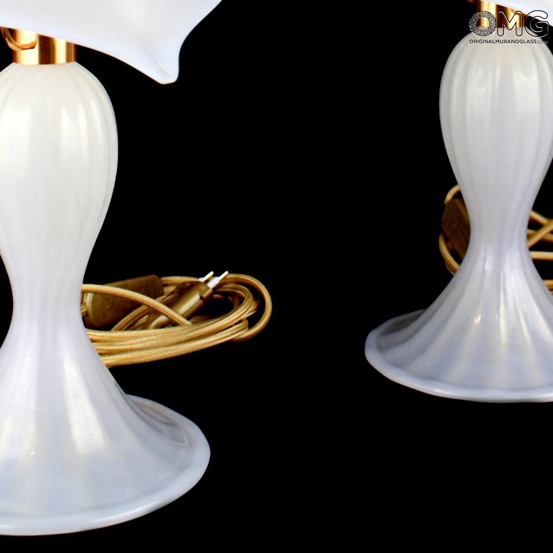 1135 ORIGINALMURANOGLASS Настольная лампа Мизурина - Акватик - муранское стекло OMG 30 см MODERNO - Вид №1