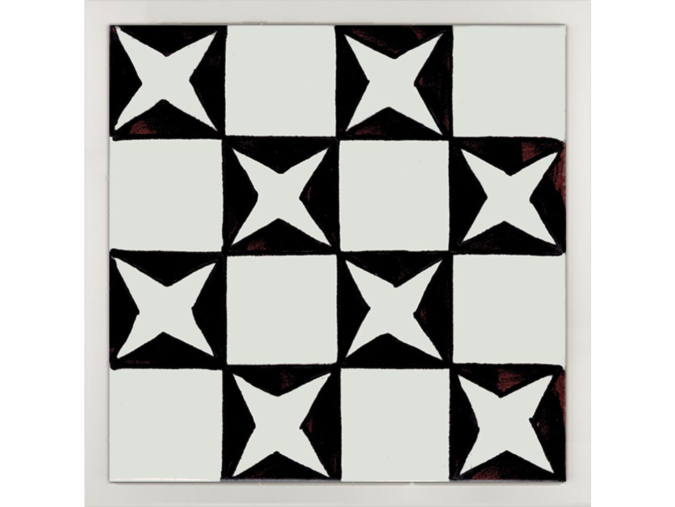 Пол / покрытие ручной работы La Riggiola черный и белый ARCH-00044603