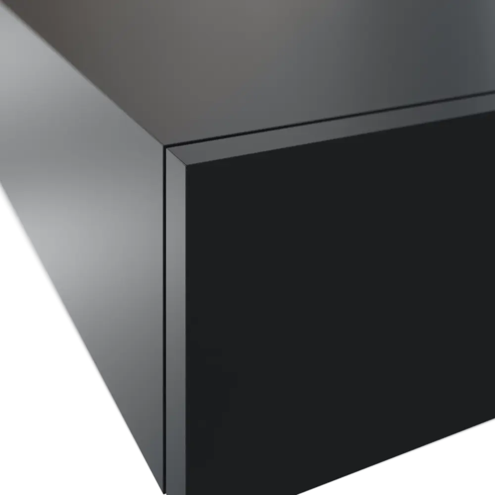 Полка мебельная Spaceo Paris 40x25x8 см МДФ цвет чёрный 82877511 STLM-2102598  - Вид №5