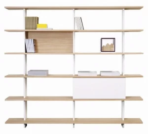 ASPLUND Книжный шкаф с открытой стенкой из дуба