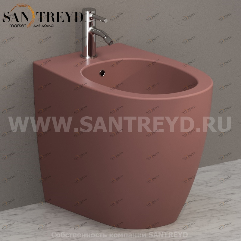 MD011FR Биде напольное 4ALL Ceramica Globo