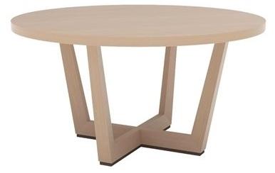 Andreu World Круглый обеденный стол из дуба Uves Me3661 / me3660 - Вид №3