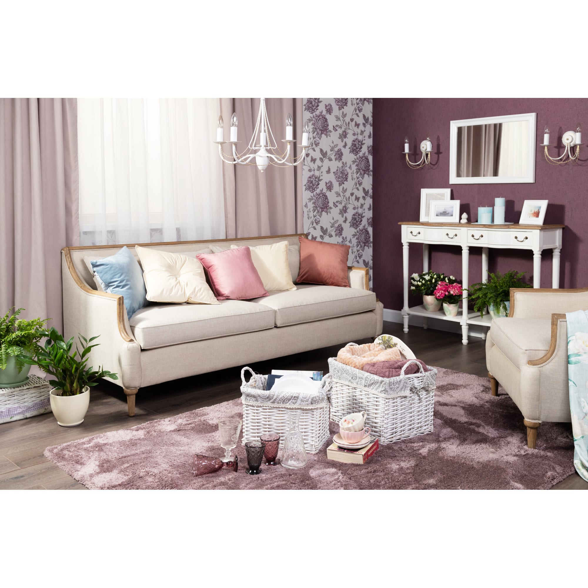 82018419 Свеча-столбик «Рустик», 7х13 см, цвет голубой Santreyd  - Вид №3