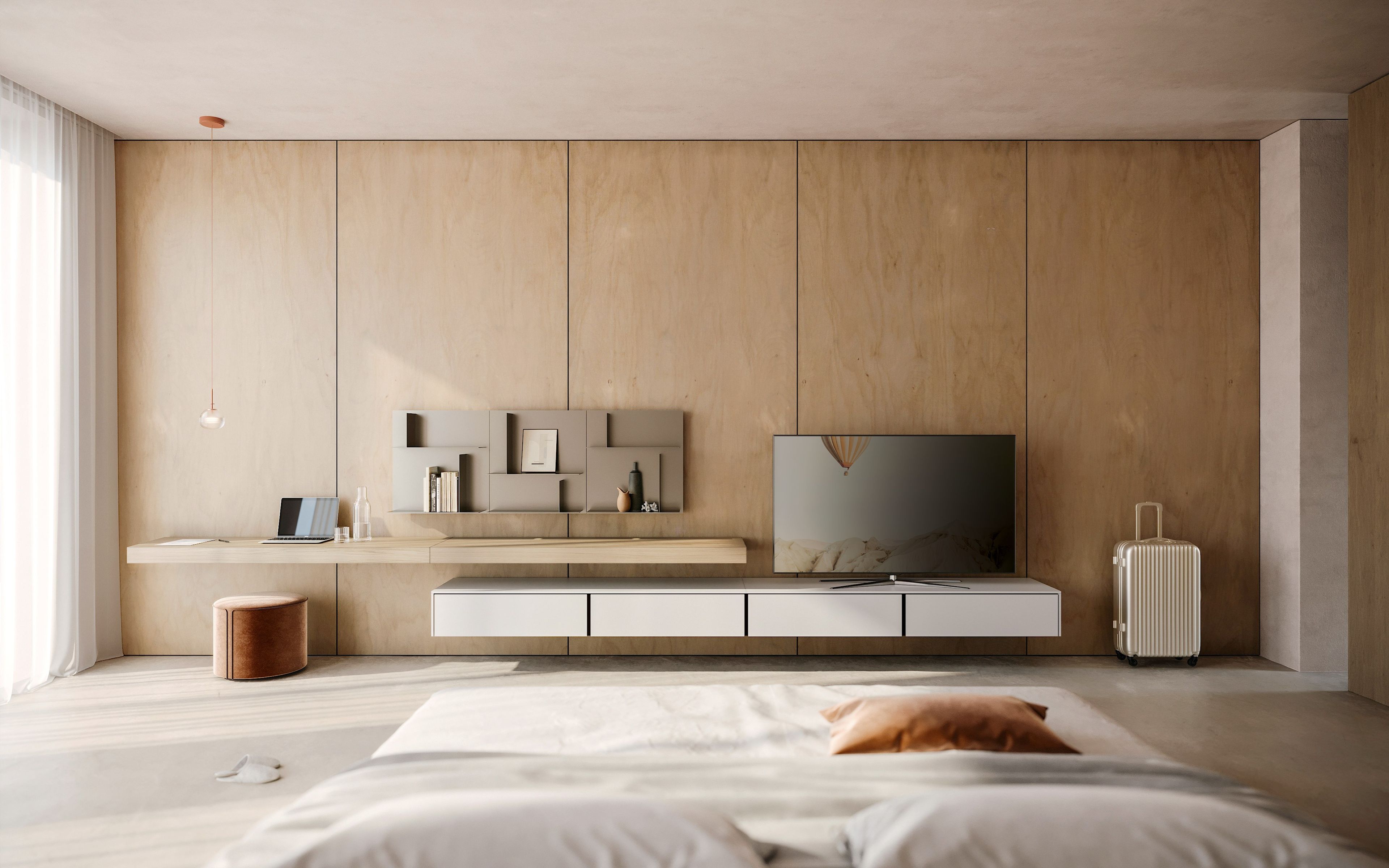 Деревянная стена с настенным креплением Kristalia Avenue ARCH-00031126 - Вид №3