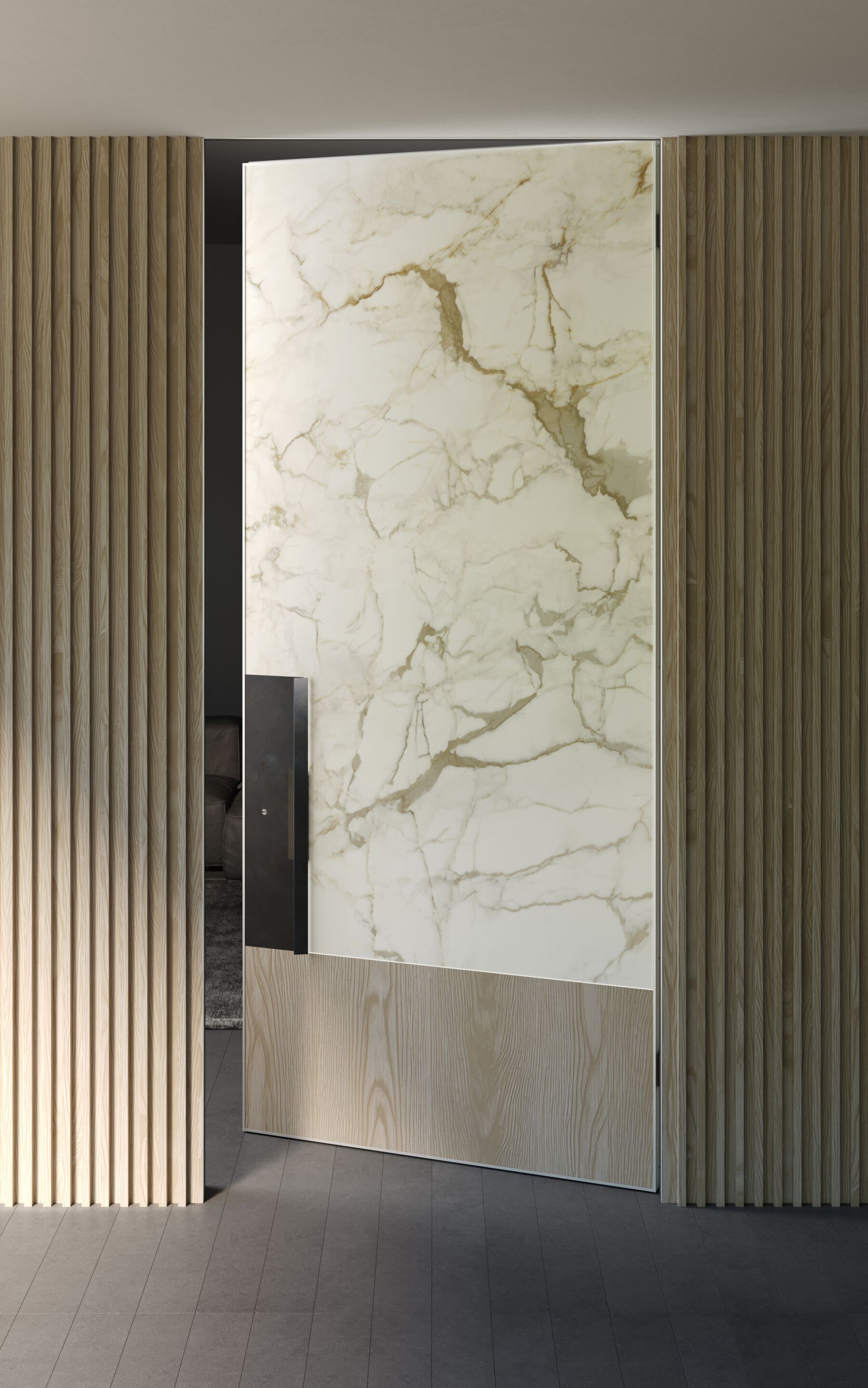 Заподлицо стены бронированная входная дверь Scrigno Archè ARCH-00152456 - Вид №1