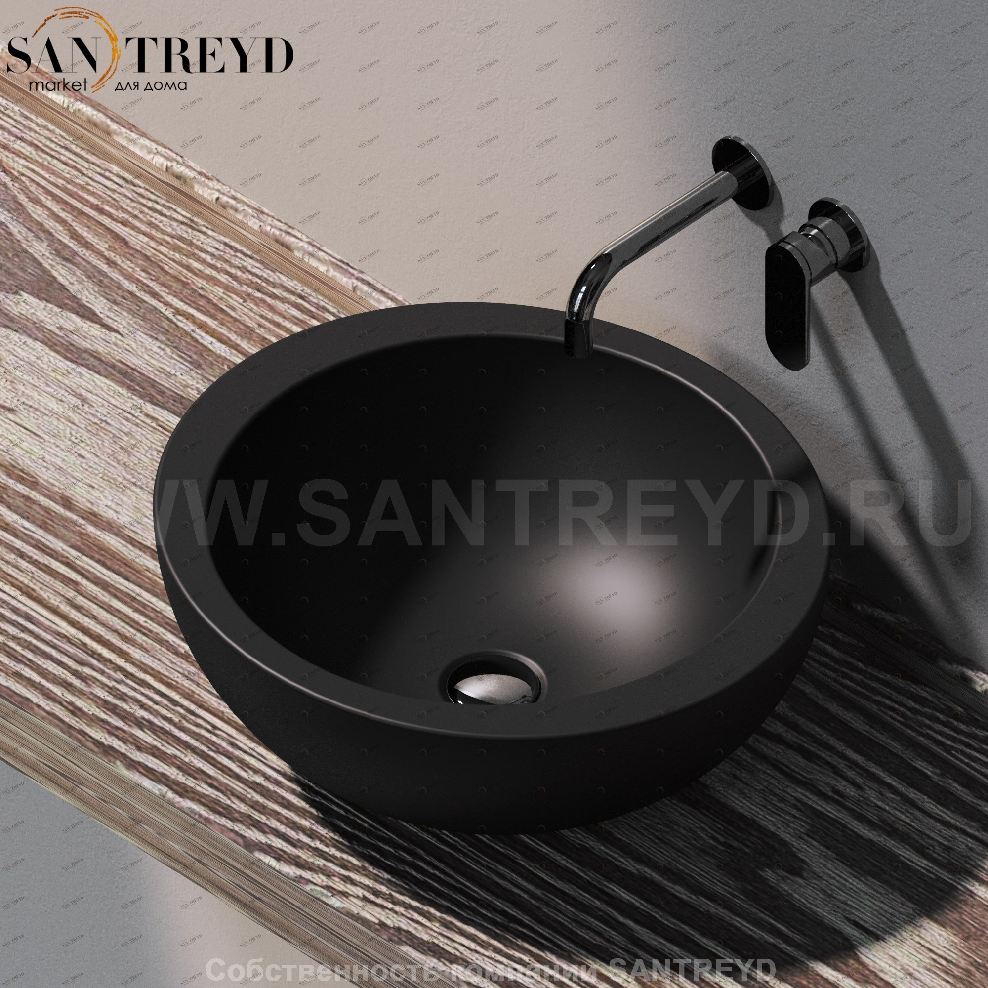 FT52L7006 Накладная раковина на столешницу  круглая Ceramica Flaminia Fonte