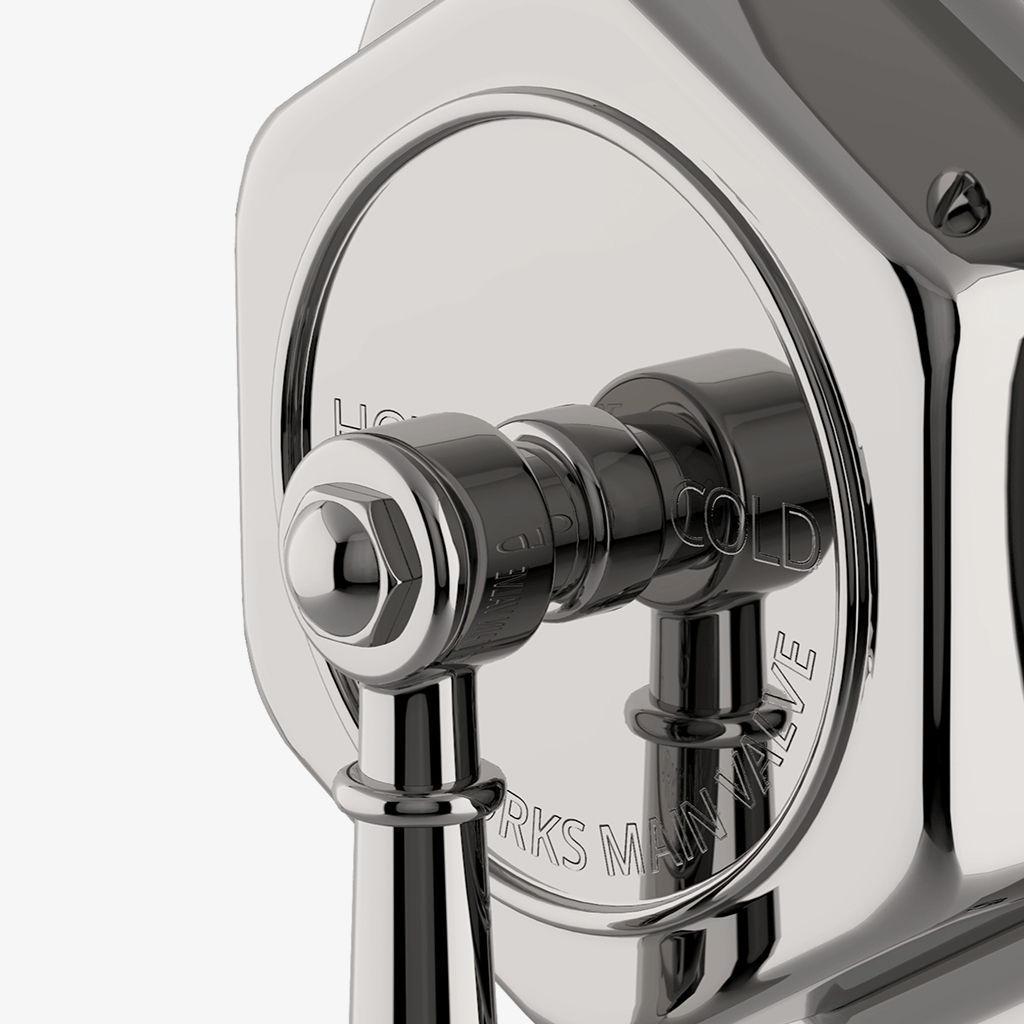 RGTH11 Облицовка термостатического регулирующего клапана регулятора с металлической ручкой Waterworks  - Вид №1