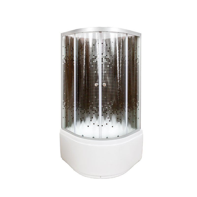 BМ4510 с гидромассажем BLACK Душевая кабина DETO Серия ВМ L 810 N без крыши BLACK - Вид №20