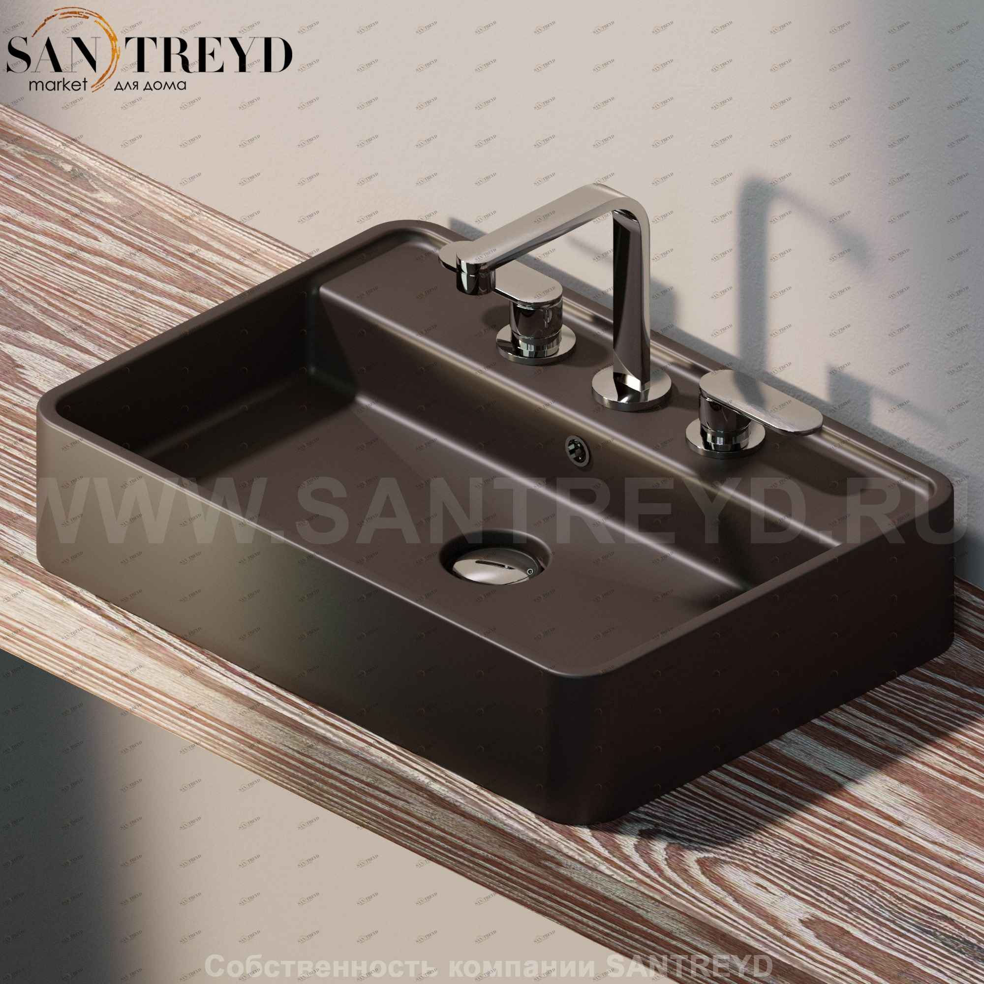 MW60PR7006 Накладная раковина на столешницу  прямоугольная Ceramica Flaminia Miniwash