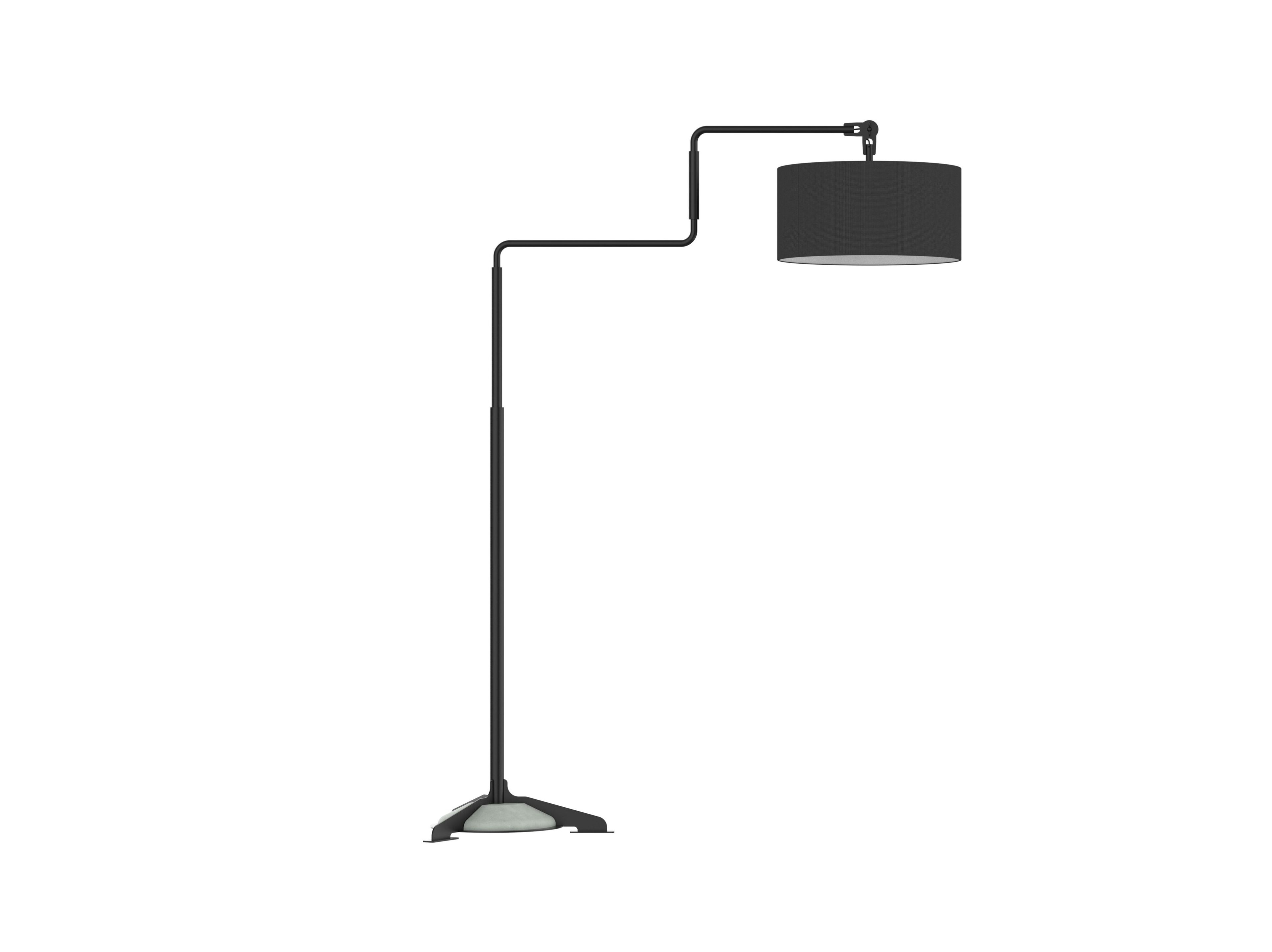 Регулируемая напольная лампа из стали и ткани FUNCTIONALS SWIVEL ARCH-00115884 - Вид №17