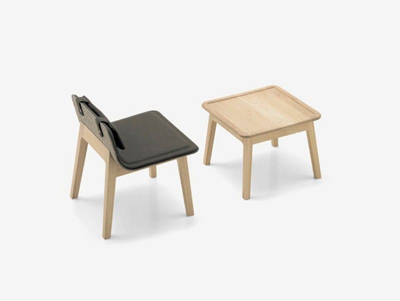 Квадратный журнальный столик из дуба ALKI Laia ARCH-00054509