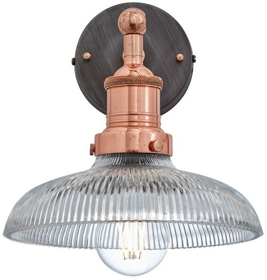 Industville Настенный светильник из латуни и стекла Brooklyn Br-gldwl8 - Вид №1