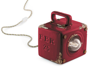 Керамическая настольная лампа