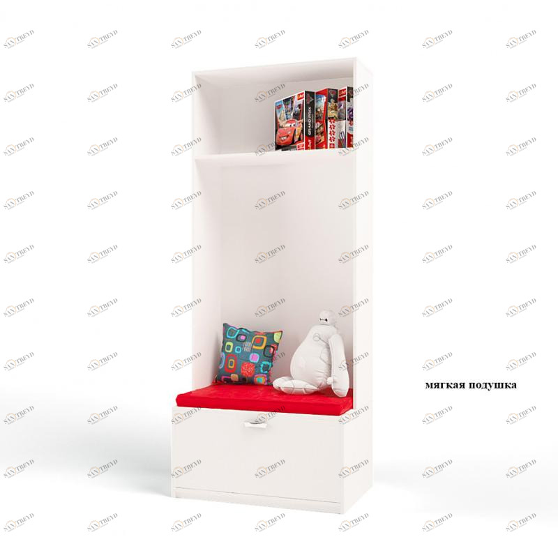 Стеллаж широкий ABC-KING 1La-Man красный 4631147960375