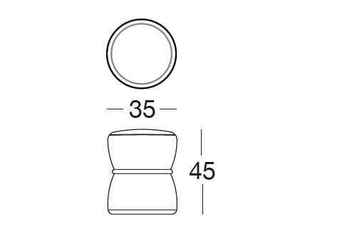 Ткань пуф Longhi Loveluxe 2020-Sartoria collection ARCH-00047377 - Вид №1