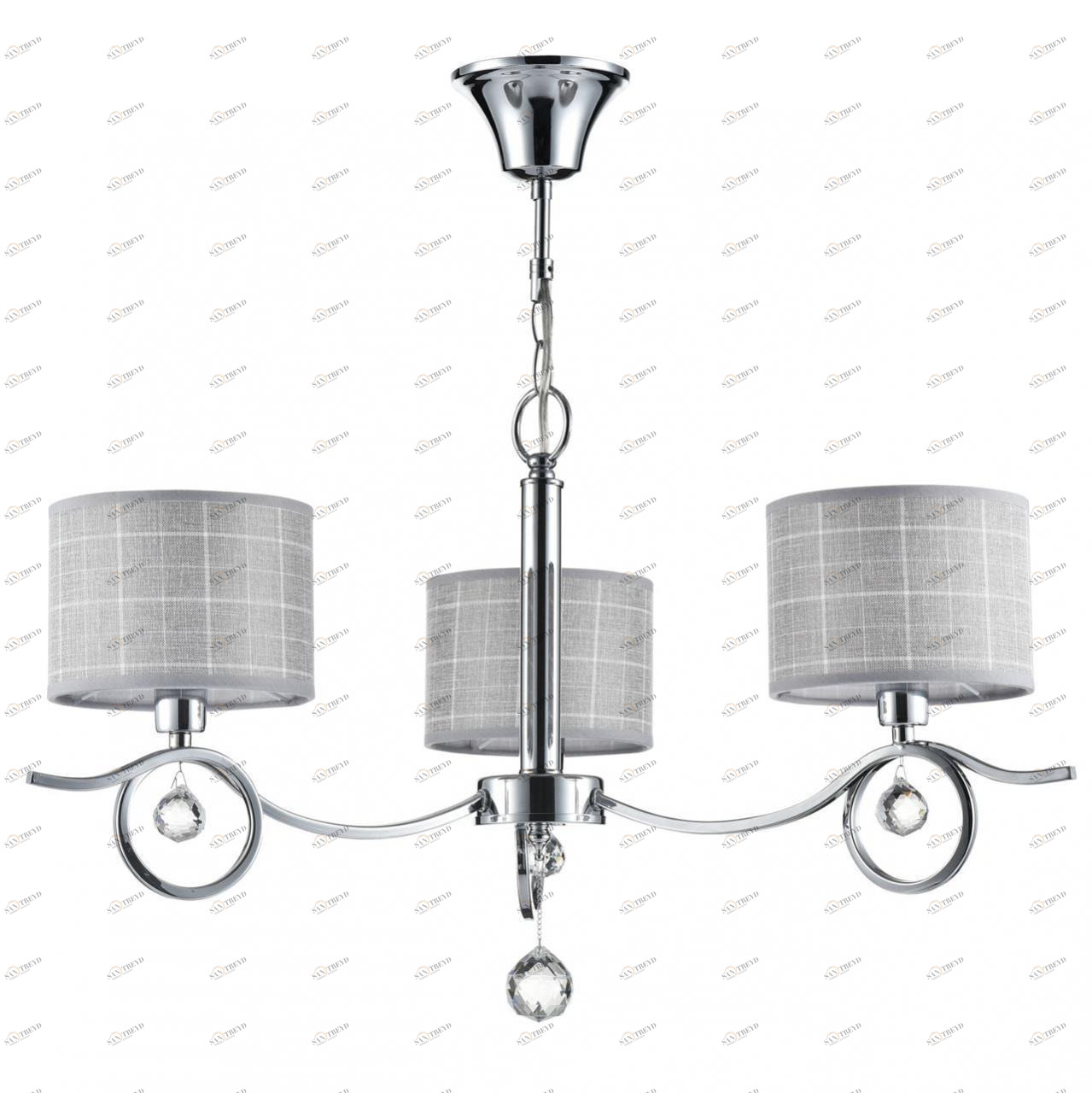 Подвесная люстра Freya Bertrand FR5906-PL-03-CH FREYA BERTRAND 186719 Серый 