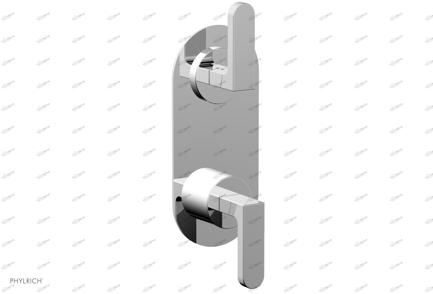 Регулятор напора ROND Phylrich  4-576-026 Хромированный 