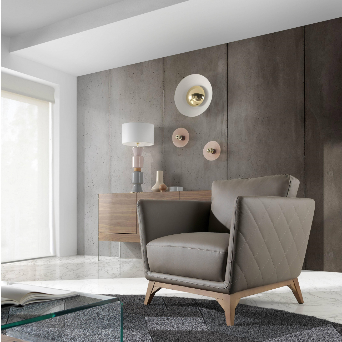 Кресло Nobleza от Angel Cerda серое ANGEL CERDA ДИЗАЙНЕРСКИЕ 146902 Коричневый  - Вид №4