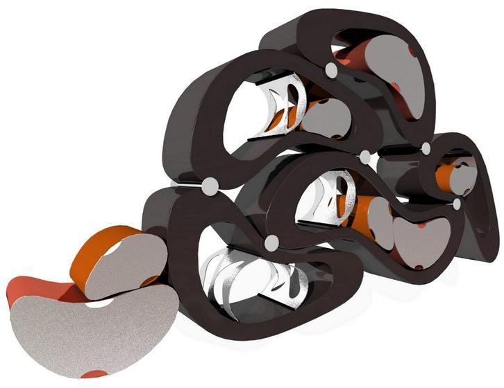 CEDRIMARTINI Модульный открытый книжный шкаф sun-id-1448516 - Вид №1