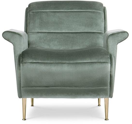 Essential Home Кресло из ткани с подлокотниками Bardot sun-id-1476060 - Вид №2