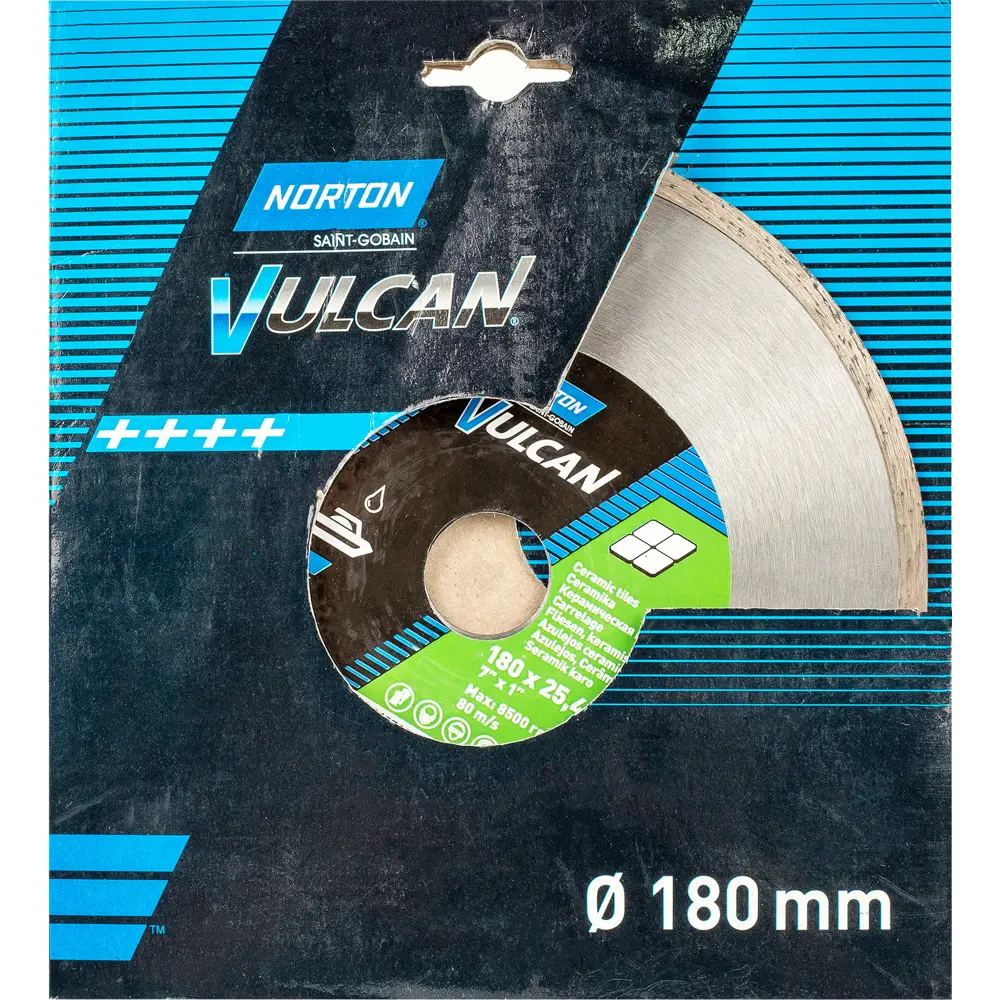 Алмазный диск Norton Vulcan Tile для идеальной резки плитки 180 мм 12511705 STLM-0943452 - Вид №1