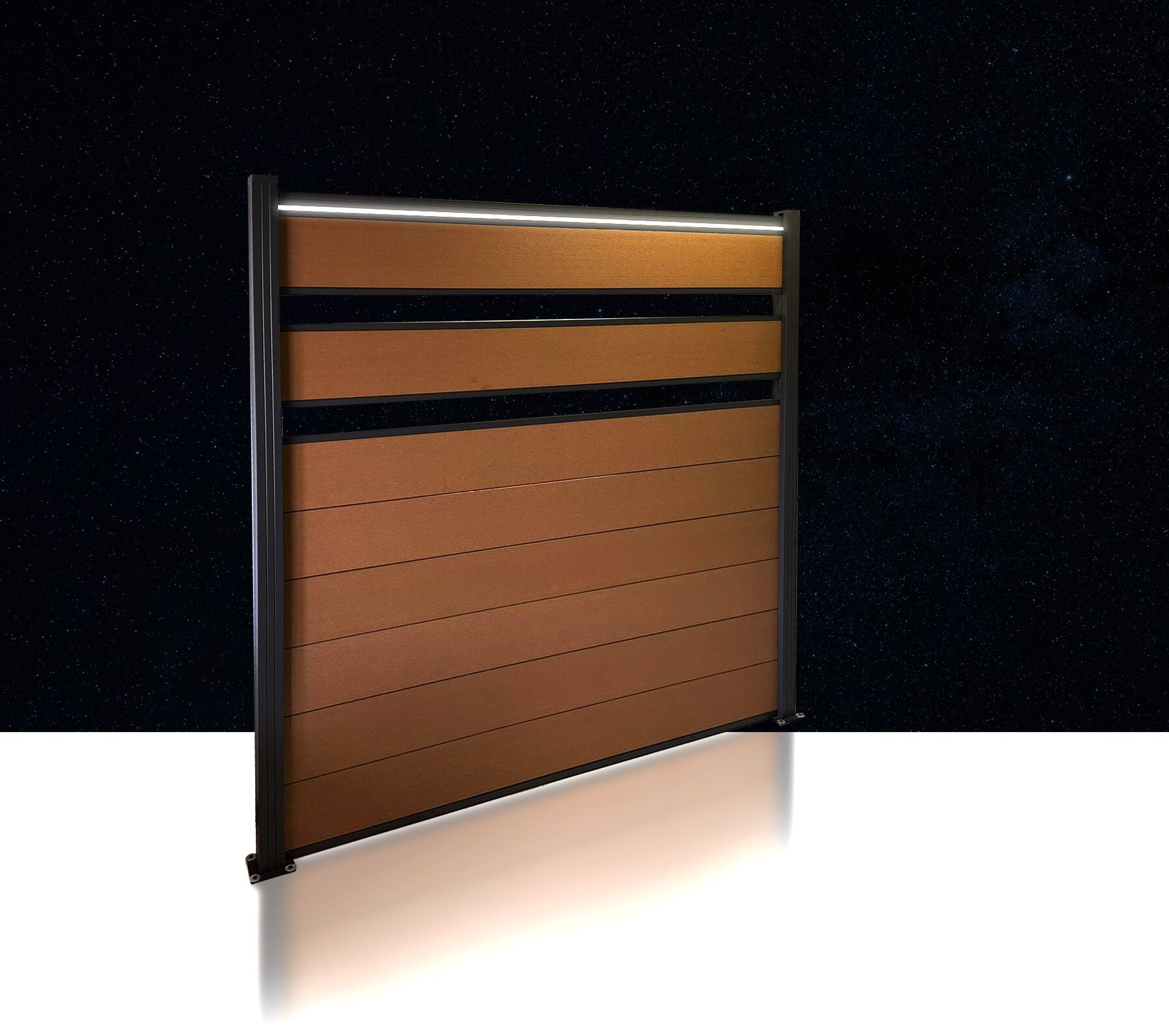 WPC модульный забор NOVOWOOD ARCH-00051629 - Вид №1