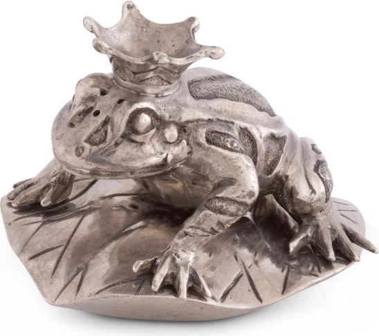 10648859 Vagabond House Набор для соли и перца Vagabond House Лягушка с листом кувшинки 7см, олово Олово 