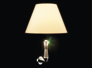 Латунная ручка в классическом стиле с кристаллами Swarovski® на пластине