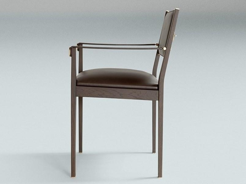 Paolo Castelli Кожаное кресло с подлокотниками со встроенной подушкой sun-id-1417786 - Вид №4