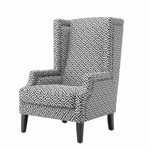 Кресло Eleventy от Eichholtz EICHHOLTZ ДИЗАЙНЕРСКИЕ, EICHHOLTZ 062281 Принт;черный;белый
