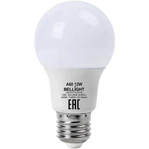 Лампа светодиодная E27 220-240 В 12 Вт груша матовая 1140 лм, нейтральный белый свет